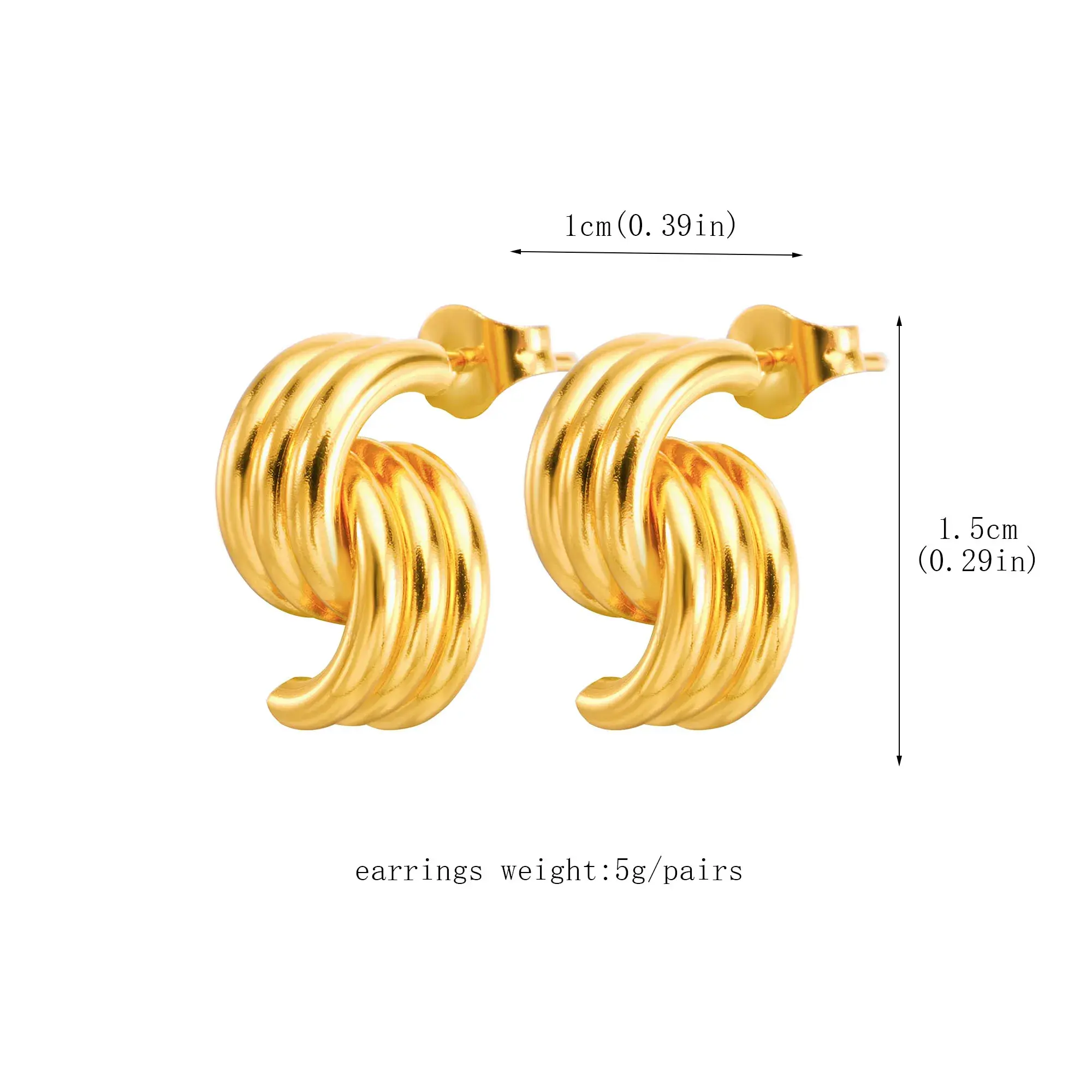 Half Moon Earring - FY0179